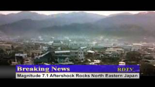 **Breaking News** 7.1 Magnitude Aftershock hits Japan April 11 2011
