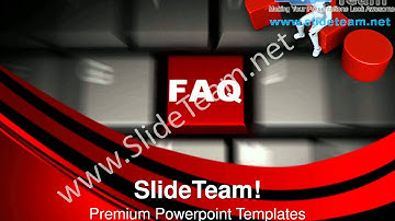 Computer Keyboard With Faq Internet PowerPoint Templates ppt Themes 1012 Slides Backgrounds