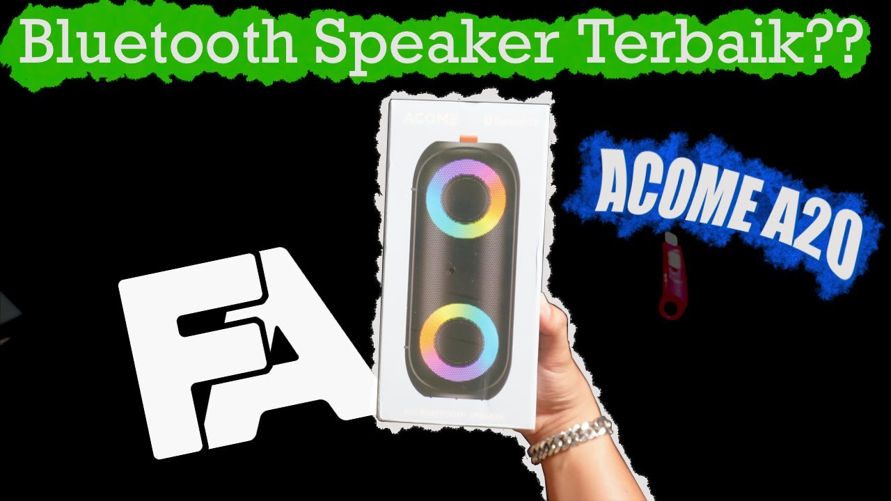 ACOME A20!! Bluetooth Speaker Terbaik di Harga 300 Ribu-an?? Unboxing ...