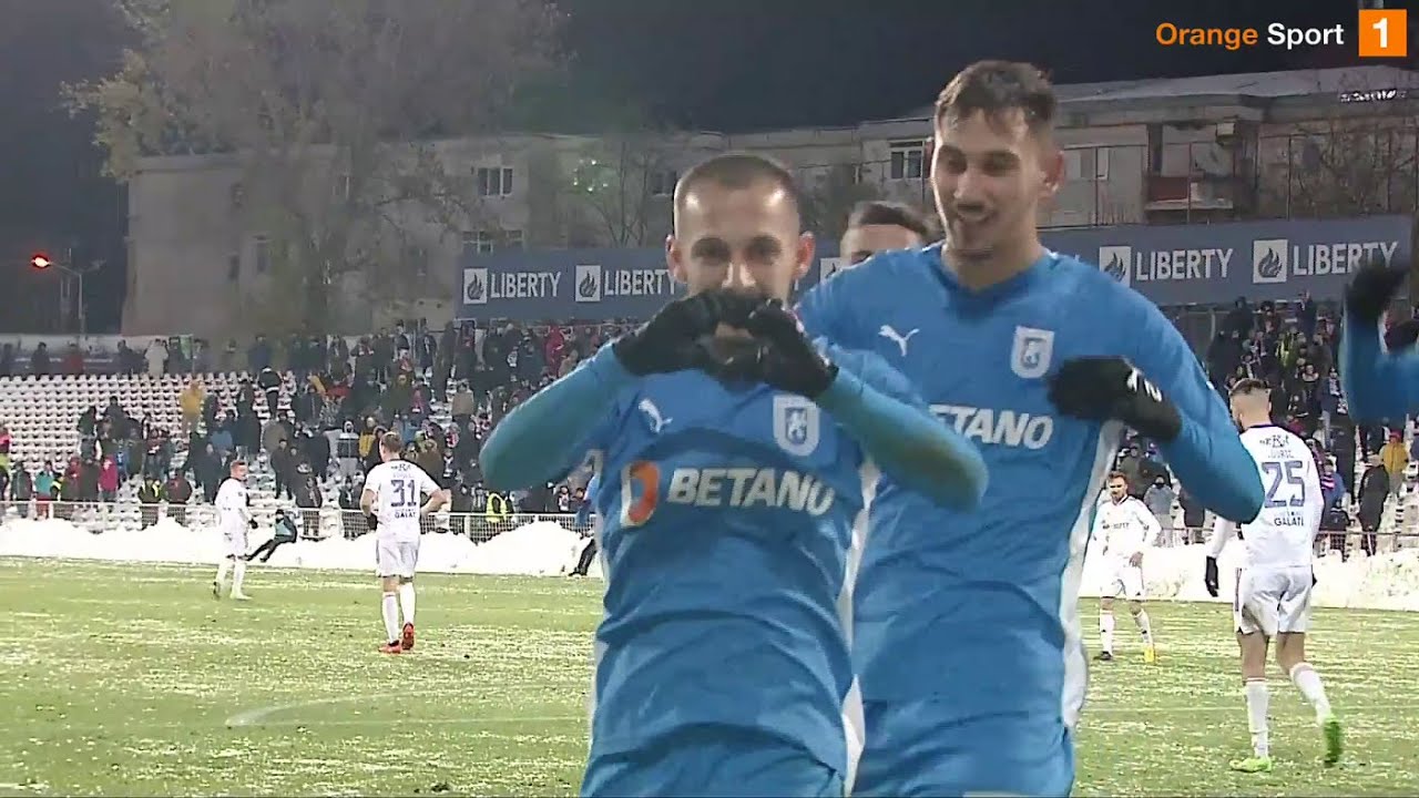 REZUMAT | Oțelul - Univ. Craiova 1-3. Mitriță a reușit un hat-trick de senzație