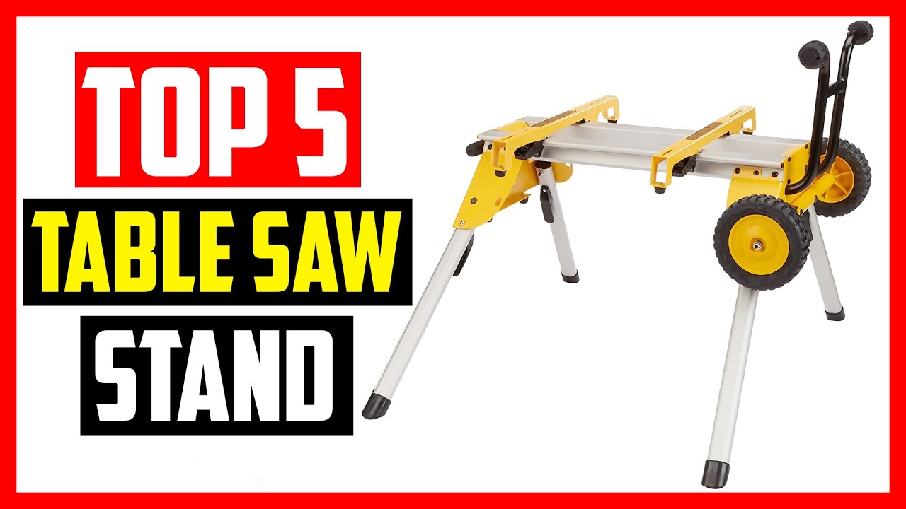 Top 5 Best Table Saw Stand with Wheels in 2021 - YouTube