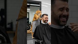 Sora 2 Cat Works as a Barber Mastering Feline Haircuts #CatBarber #PetCare #CutePets