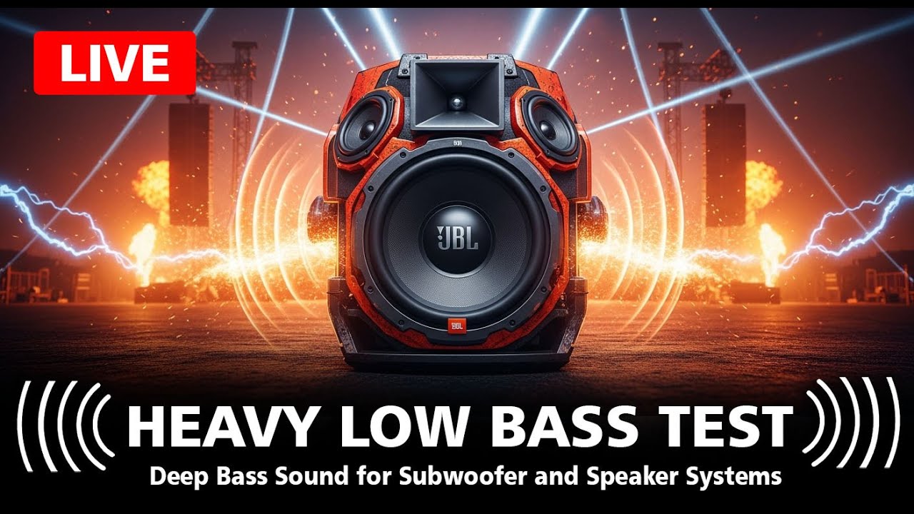 JBL HEAVY LOW BASS TEST 🔥 Deep Bass Sound for Subwoofer and Speaker Systems