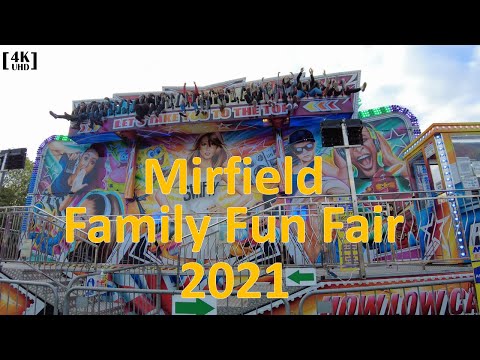 Mirfield Family fun fair May 2021 in UK/Anywhere Walking Tour
