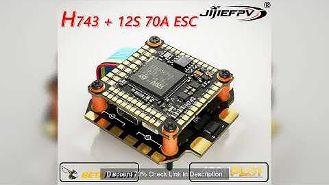 H743 Flight Controller Support BetaFlight Ardupilot FC H743 Stack 12S 70A 4in1 ESC For 5inch DJI RC