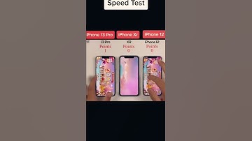iPhone XR vs 13 Pro vs iphone 12 Speed test #shorts #short #iphone #iphonexr #iphone13promax