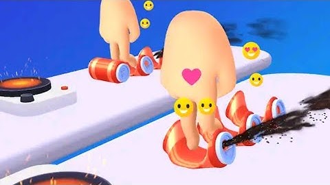 Crushy Fingers MAX LEVEL 🌈🥳 Gameplay All Levels Walkthrough iOS, Android New Game