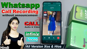how to set whatsapp call recording in infinix | infinix me whatsapp call recording kaise kare