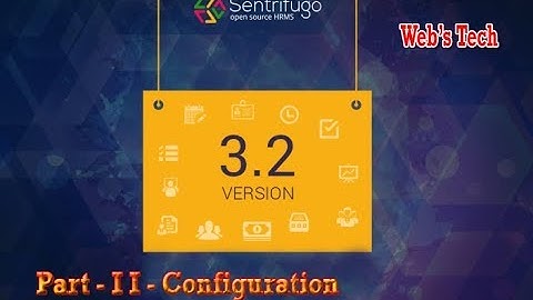 Sentrifugo V3.2 - Configuration Tamil - 2019 | HRMS Open Source