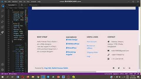 Basic to advance easy html 5 tutorial ( bangla ) // htlm coding // html contact form // amaderTV