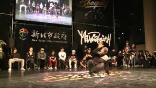Bboy 1on1 Best 16 3 Ayumi（JP） vs LILFAT（HK）| 20151101 New Taipei BBoycity Final
