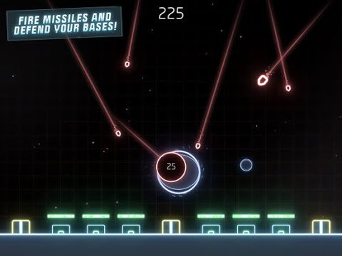 『Missile Command: Recharged』ミサイルを撃って隕石を破壊するアーケードシューティング- 面白いゲーム紹介 iOS