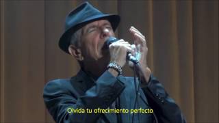 Video thumbnail of "Leonard Cohen - Anthem (Traducida)"