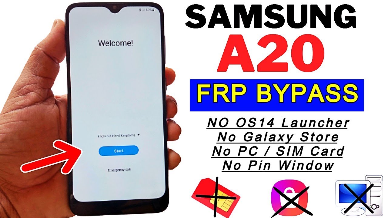 Samsung Galaxy A20 FRP Bypass Android 11 | SM-A107F/DS FRP Lock Unlock | Google Account Bypass 2023