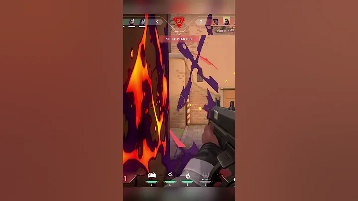 Valorant Ascent Phoenix ACE 1VS5 #valorant #valorantclips #ACE #shorts