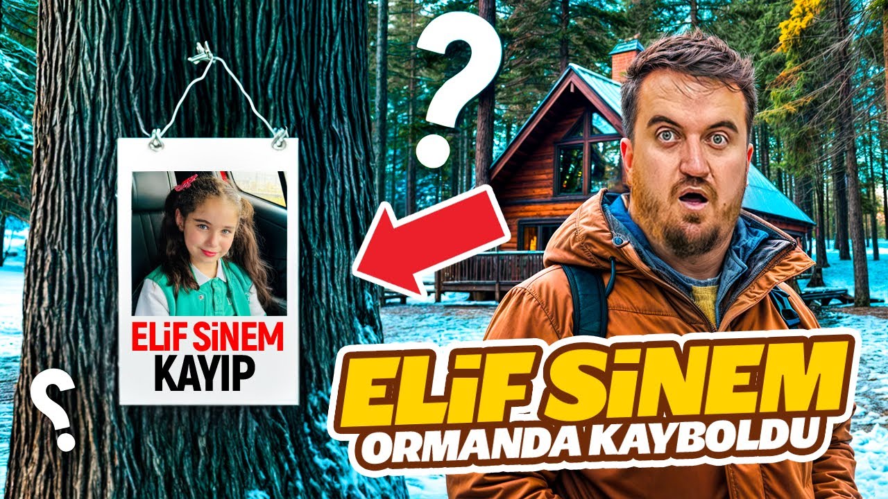 ORMANDA AĞAÇ EVDE MAHSUR KALDIK ELİF SİNEM ‼️ ORMANDA SESLER VAR !! 