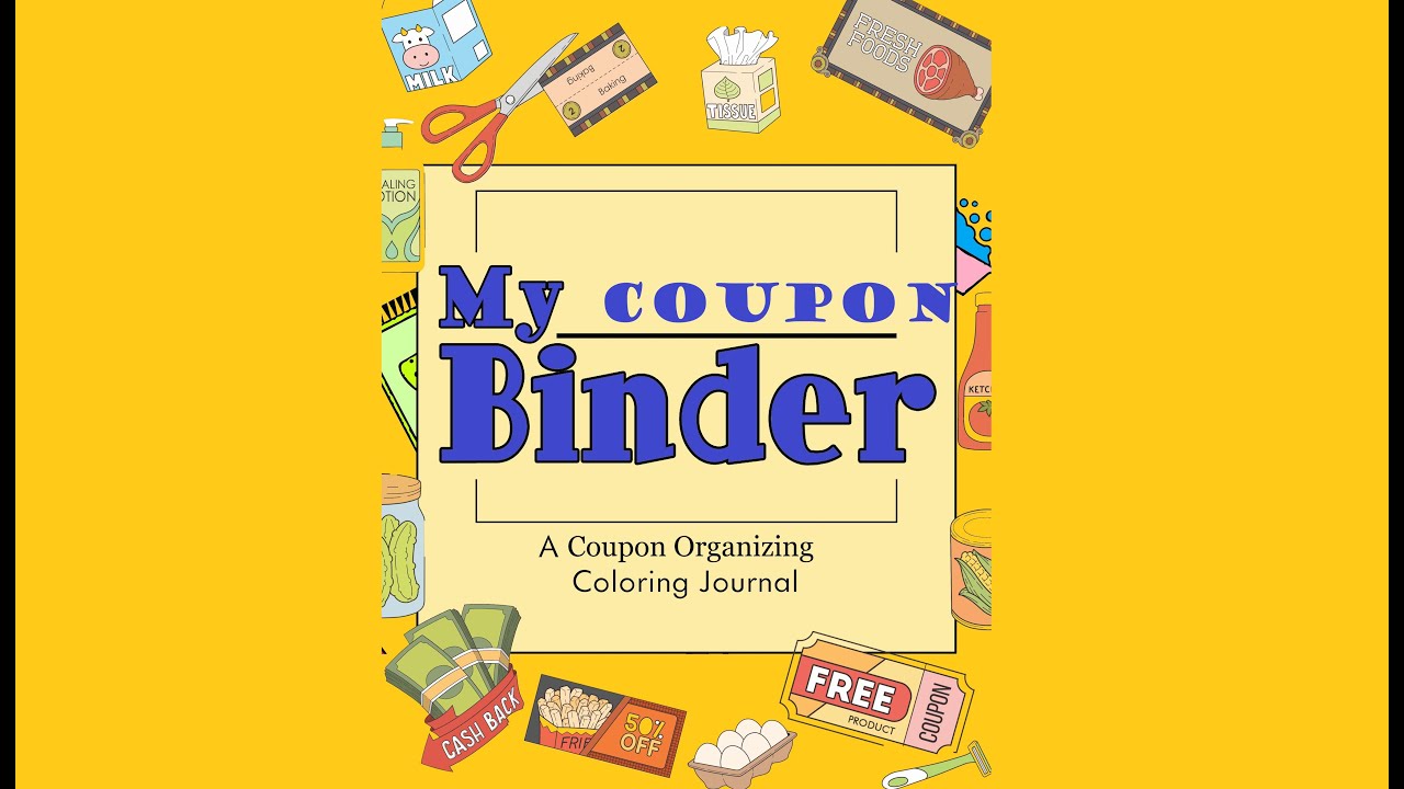 My Coupon Binder 50-page Printable Coupon Organizer - YouTube