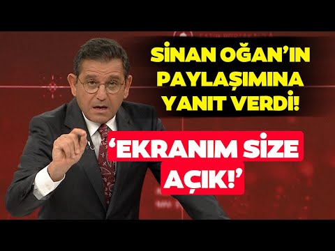 Fatih Portakal'dan Sinan Oğan'a: Sosyal Medyada Konuşmayalım, Ekranım Size Açık!