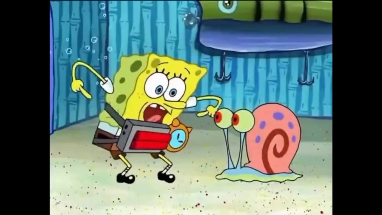 gary bomb explosion spongebob quick YouTube