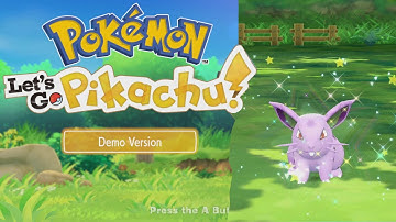 3 Shiny Pokémon in Pokemon Let