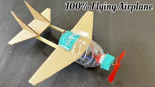 How to Build a RC Plane from a Plastic Bottles | Homemade Big RC Plane ✈️😱