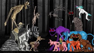 Catnap, Dogday, Hopscotch, Miss Delight Vs All Monsters Zoonomaly, Zookeeper, Smile Cat Animation