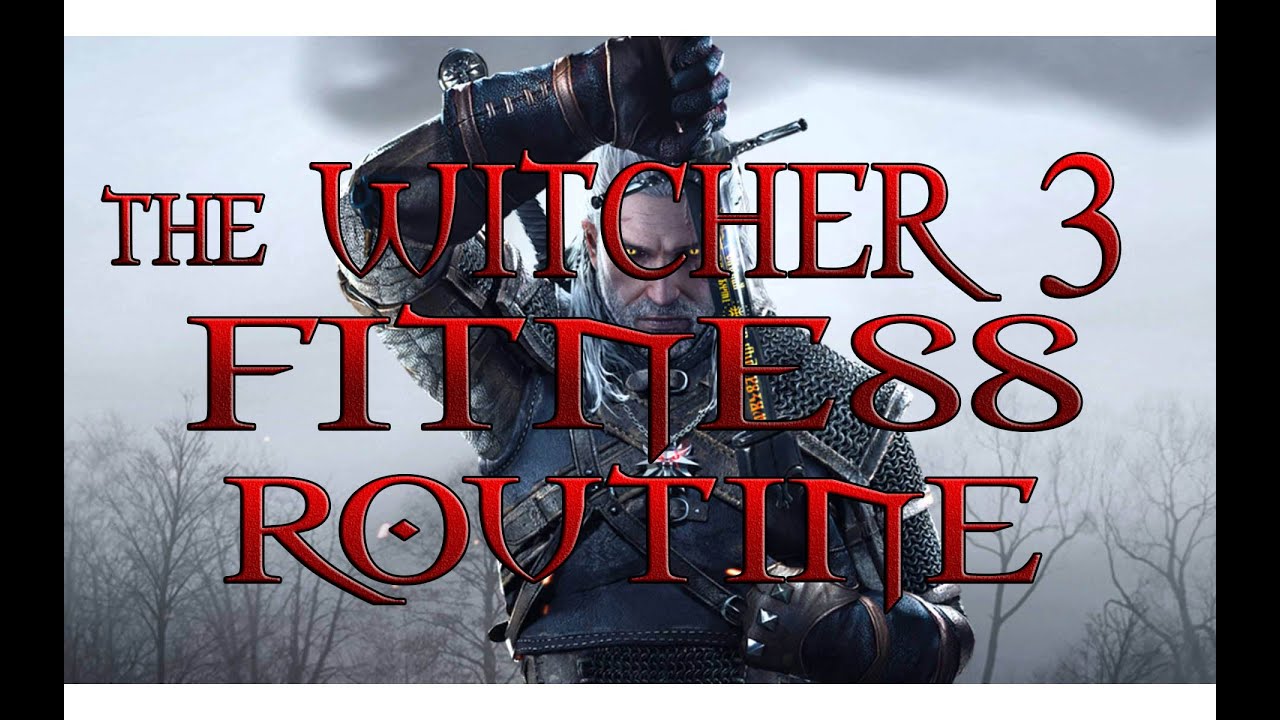 THE WITCHER 3 VIDEO GAME FITNESS PROGRAM YouTube