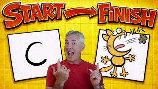 Turn the Letter C Into a Hilarious Hairball Cat!