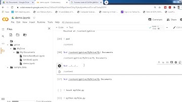 How to work with Google Colab and Drive
