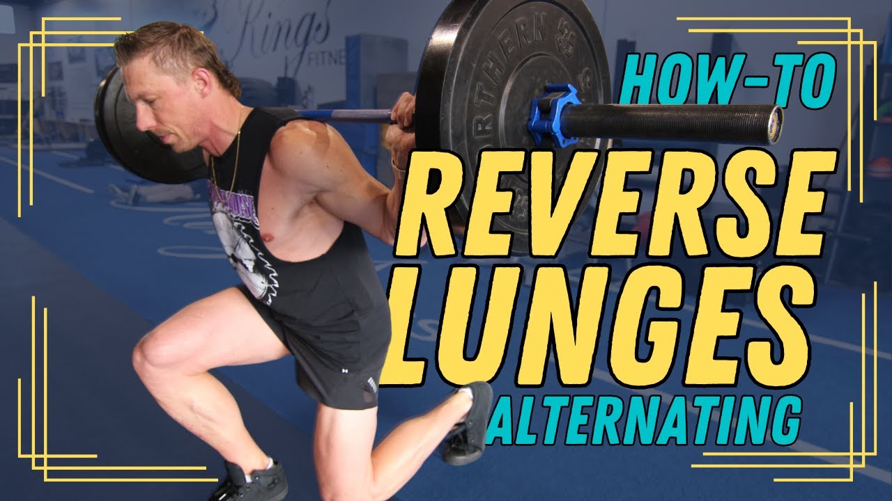 HOW TO: Alternating Reverse Barbell Lunges (Using Low Bar Position ...