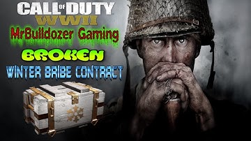⛄️❄️ Call of Duty WW2 Winter Siege Bribe Contract Issue BROKEN CONTRACT ❄️⛄️