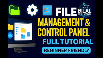 File Management & Control Panel Settings – Full Tutorial for Beginners BY BILAL TECH STUDIO