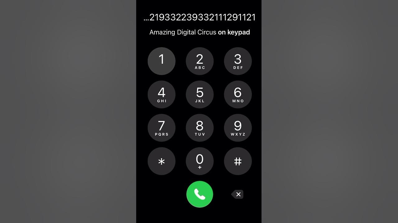 how to play "The Amazing Digital Circus - Ending Theme" on keypad how to play "The Amazing Digital Circus - Ending Theme" on keypad