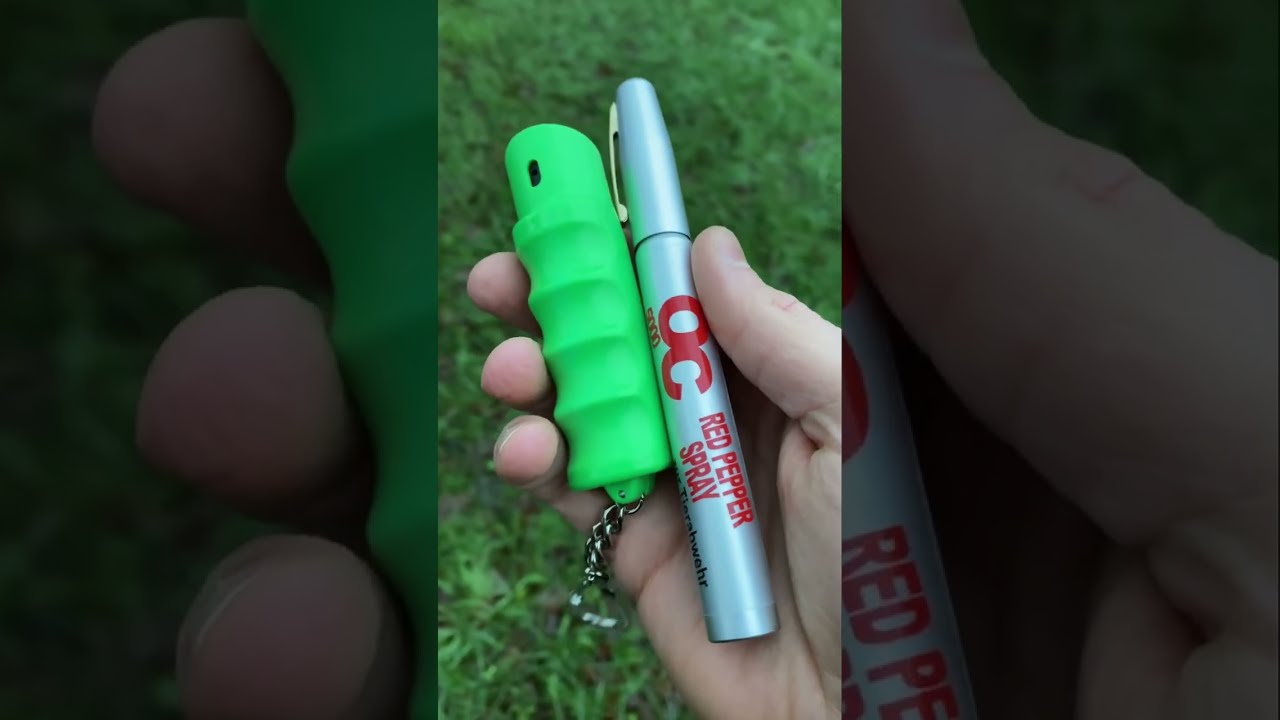 Pfefferspray Schlüsselanhänger VS OC 5000 RED Pepper Spray zur Tierabwehr