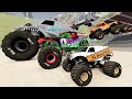Monster Jam Insane Big vs Small Races and High Speed Jumps LIVE | BeamNG Drive - Griff&#39;s Garage