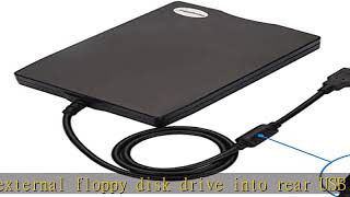 Chuanganzhuo 3.5 USB External Floppy Disk Drive Portable 1.44 MB FDD for PC Windows 2000/XP/Vista/