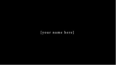 Your Name Here