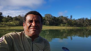 Veja o tanto de sujueira que ta dentro do lago qu vem com as aguas