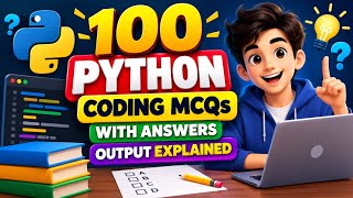 Python Basics Quiz 2026 🐍 | 100 Coding MCQs with Answers & Output Explained in Hindi | Python Quiz