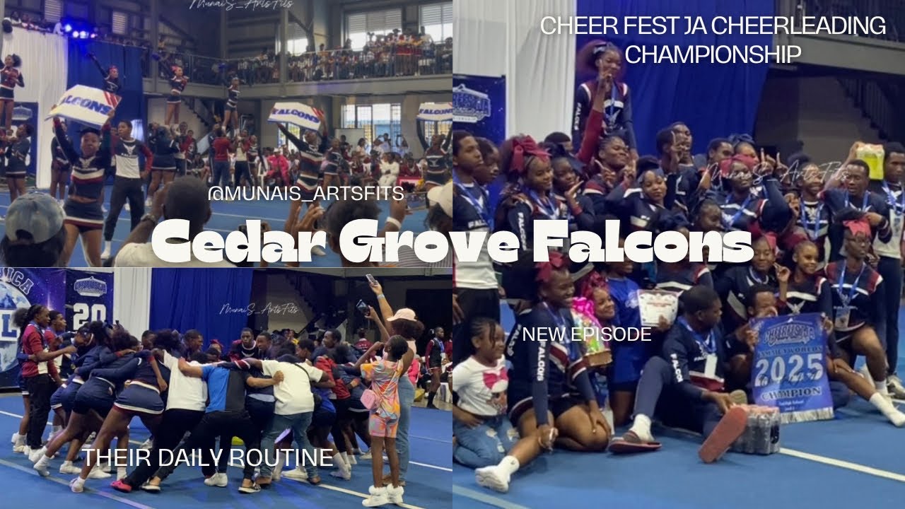 CEDAR GROVE FALCONS AT CHEER FEST JA 🇯🇲 CHEERLEADING CHAMPIONSHIP 🎉 2025
