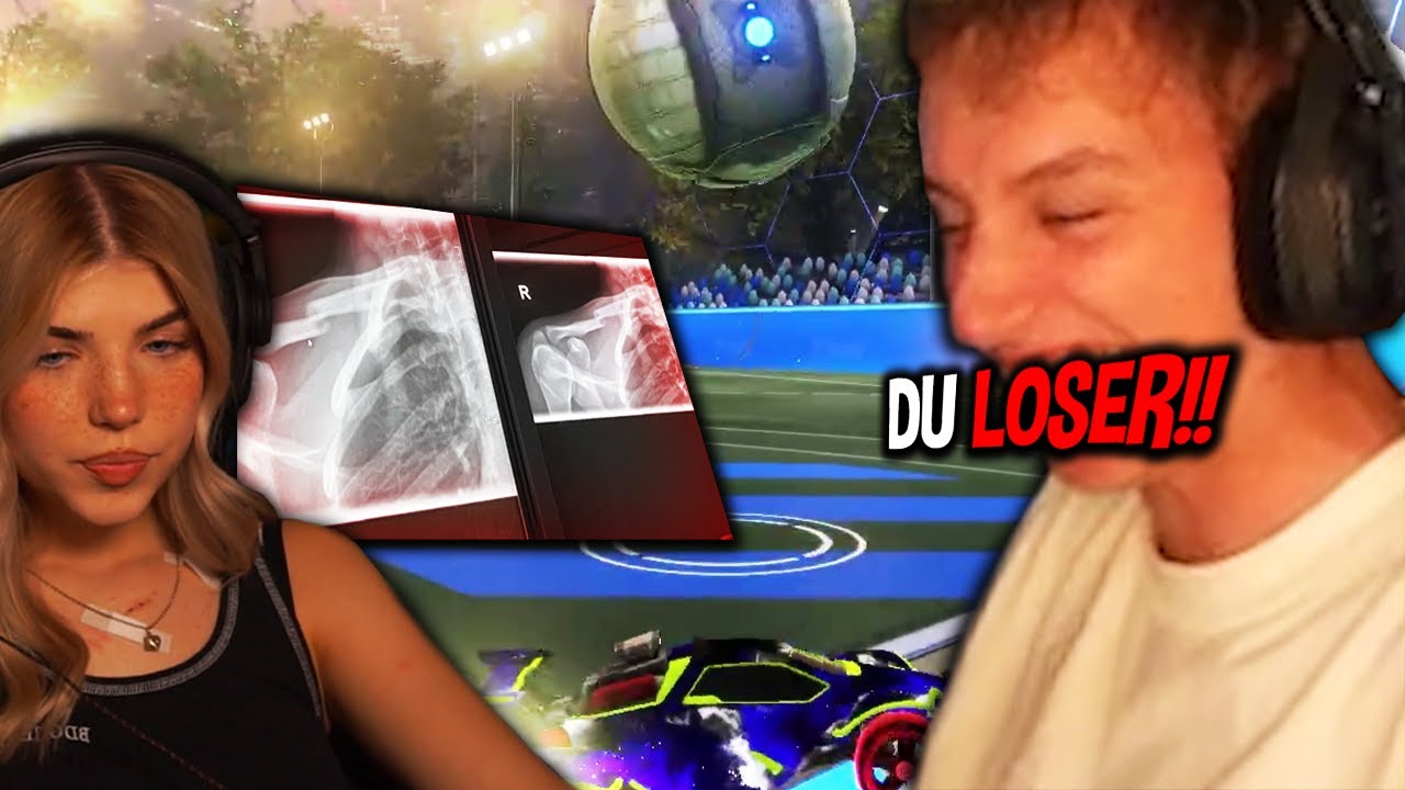 Hugo LACHT Fibii aus dass sie Schlüsselbein gebrochen hat und sterben kann!!! | Rocket League