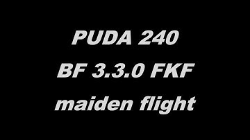 PUDA  Stingy Betafligt 3 3 0 Fast Kalman Filters FKF  maiden flight