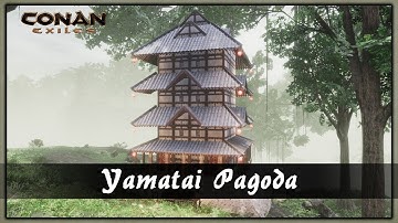 HOW TO BUILD A YAMATAI PAGODA [SPEED BUILD] - CONAN EXILES