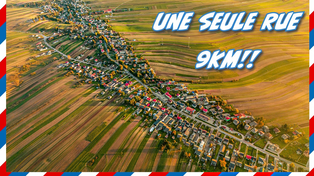 UNE SEULE RUE pour 6000 habitants : le village le plus insolite de Pologne