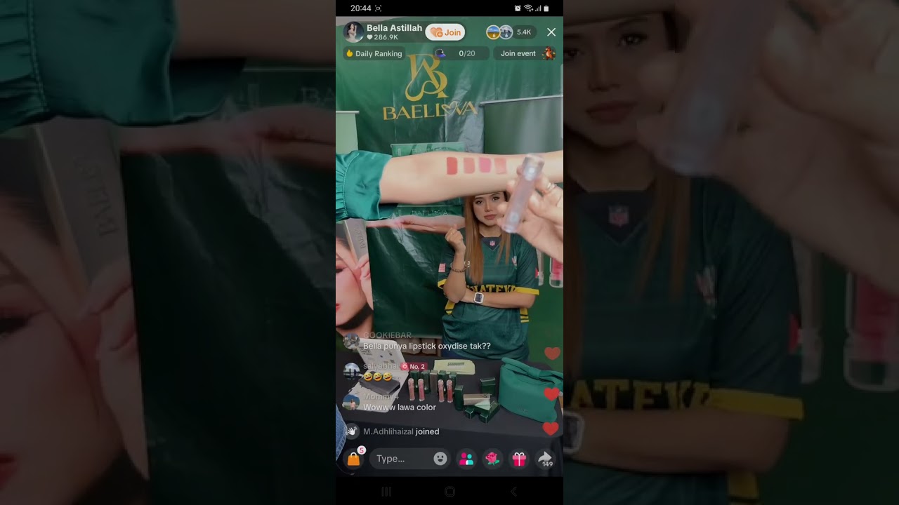 Full live soft launcing Baellova produk Bella Astillah