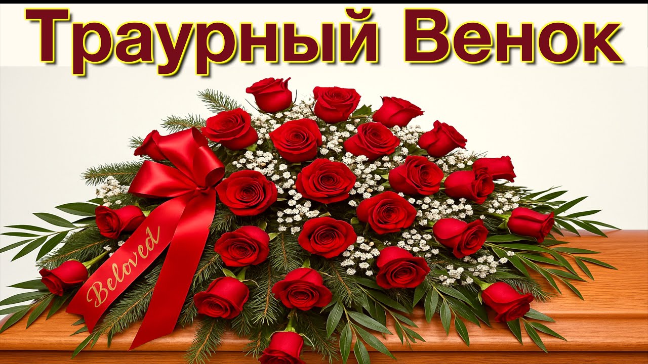 Венок для открытого гроба из 80 роз своими руками: Пошаговый мастер-класс