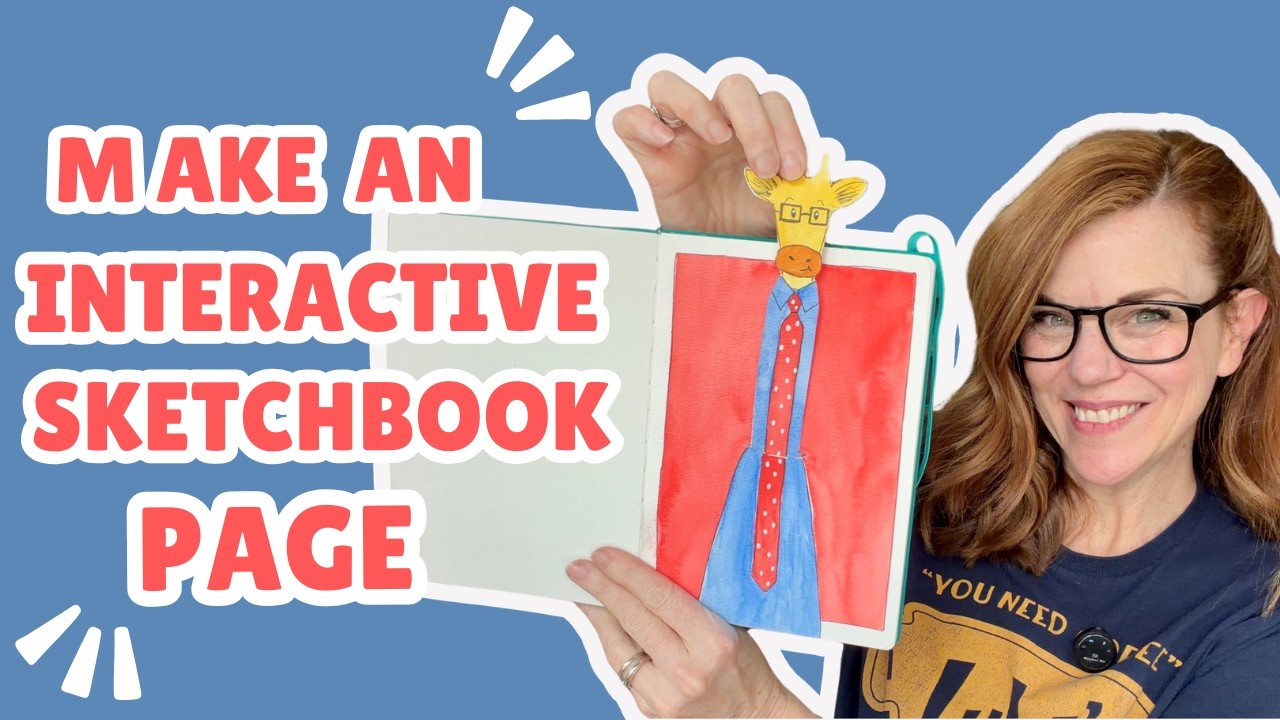Creating Interactive Pull Tab Sketchbook Pages