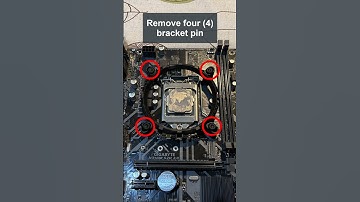 How to Remove | Thermaltake UX100 ARGB CPU Cooler | Intel Bracket #shorts