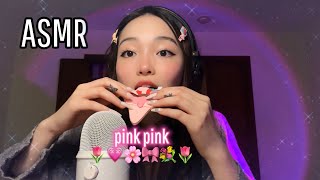 ASMR // Gõ toàn đồ màu hồng!✨🎀🌸🌷- nails tapping, softspoken, mouthsound, cute stuff…| Deadzonnne screenshot 5