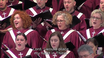 He Leadeth Me; O Blessed Thought  (11am, webstream)